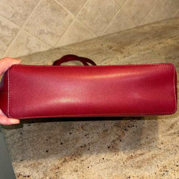 Michael Kors Jet Set Burgundy Red Tote - Picture 10 of 12
